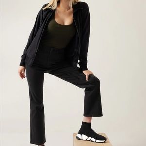 Athleta flex kick flare black jean